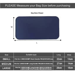 1Pcs Cosmetic Makeup Felt Base Shaper Felt S/M/L Bag Bottom Plate Anti Collapse Blue Black Pink Beige Bag Support Pad