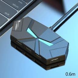 Multi USB Hub Usb Splitter 4/7 Ports 2.0 Usb Expander Cable 60/120CM High Speed Adapter For PC Transmission Hard Drive
