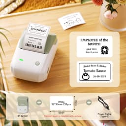 Niimbot B1 Wireless Thermal Label Printer Food Tag Barcode Price Small Business 20-50mm Print Width Label Machine for Home