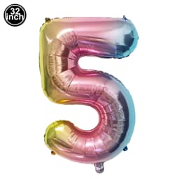 Balloon 1 Number Balloons Wild One Green Globe Blue Figure 1 Birthday Big Large 32 inch Red Rose Golden Silver Black Colorful