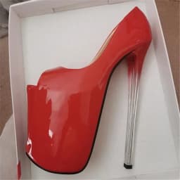 SDTRFT Cosplay Platforms Stilettos 22cm Ultra Thin High Heels Sexy Ladies Party Pumps Shallow Mouth Catwalk Shows Women's Shoes