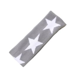 Five-Pointed Star Knitted Wide Headband: Trendy for Women, Kawaii Aesthetic Hairband Style, Daily Office Party Holiday Gift