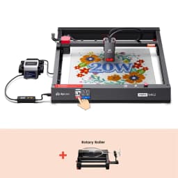AlgoLaser Alpha MK2 20W Engraver with Auto Assist Pump 20W Output Efficient Expandable APP Supported DIY Laser Engraver Cutter Tools