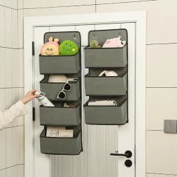 Space Saving Foldable Hanging Storage System Door Mounted Organizer for Shoes Toys Books Miscellaneous Items