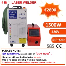 2000W 1500W 4 in 1 Fiber Laser Welding Cleaning Cutting Soldering Machine for All Metal Rust Removal Fiber Laser Welder