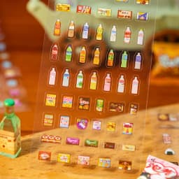 TIANZI 24/48Pcs Cute Die-Cut Stickers Book Aesthetic Stationery for DIY Scrapbook Phone Case Collage Decoration Material