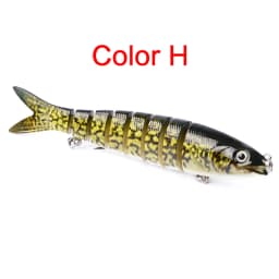 1PCS Multi Jointed Swimbait 13.5cm 19g Sinking Wobbler Fishing Lure Artificial Hard Bait Crankbait Bass Pike Fishing Tackle