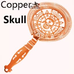Skull And Mechanical Watch Bar Strainer Sprung Cocktail Strainer Stainless Steel Deluxe Strainer Bar Tools