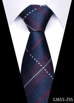 Newest Style 8 cm Necktie Man Blue Golden Striped Wedding Accessories Performance Tie Men Necktie Gravatas Fit Business