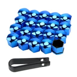 17/19/21mm 20Pcs Car Wheel Nut Caps Anti-Rust Auto Hub Screw Protection Covers Car Tire Screw Caps Nut Bolt Covers Auto Exterior