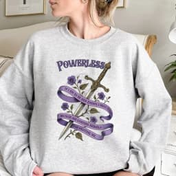 Vicious Little Thing Powerless Sweatshirt Bookish Sweater Romantasy Bookish Hoodie Romantasy Pullover Unisex Book Sweatshirts