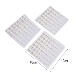 70pcs/ Sheet 3D Pearl Face Jewels Eyeshadow Stickers Self Adhesive Face Body Eyebrow Nail Stickers Decoration