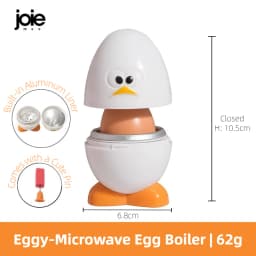Joie Microwave Egg Boiler Eggy Microwave Egg Poachers Cooker Steamer Box for Chicken and Quail Eggs Kitchen Tools Egg Tools