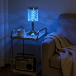 RGB Crystal 1PC Table Lamp | USB Powered | Dimmable Color Changing Ambient Light for Bedroom & Desk