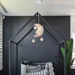Modern Creative Pendant Light Moon Star Suspension Kids Bedroom Hanging Lamp Christmas Decorations For Home Fixture Lighting LED