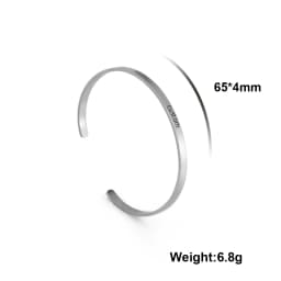 Lemegeton Engraved Name Bracelet Custom Roman Number Date Bangle Stainless Steel Jewelry Personalized Cuff Bracelet Mom Gifts