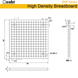OHD Series Optical Breadboard High-density Optical Platform Aluminum Flat Optical Experiment Oeabt