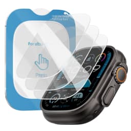Screen Protector For Apple Watch Ultra 3 49mm Waterproof Auto-alignment Installation Tempered Glass Full Film iWatch Ultra 49 mm