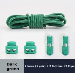 1Pair Colored Dots Round Shoelaces Elastic Plastic Lock Hiking Sports No Tie Shoelace Adult Children Shoe Accessories Lazy Lace