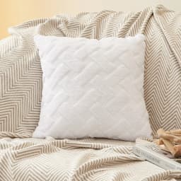 Plush Throw Pillow Cover 45x45cm 30x50cm for Sofa Square Cushion Cover Bed Living Room Plush Sleep Pillow Case Cotton Home Decor