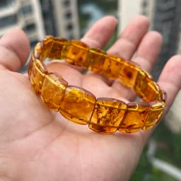 Original Amber Bracelets for Unisex New Genuine Irregular Beads Natural Black Medical Green Healing Jewelry Factory Unique Gift