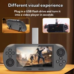 SF3000 Retro Handheld Video Game Console 4.5 Inch IPS Screen 3000mAh Portable Linux System Pocket Player Games SF3500