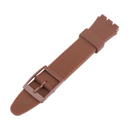 Watch strap accessories compatible for Swatch 17mm19mm colorful silicone rubber waterproof wristband bracelet for men and women