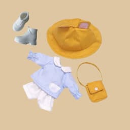 Obitsu 11 Doll Kindergarten Cute Clothes Suit For OB11 Gsc 1/12 Bjd Molly Body 16~17cm BJD Doll Cloth Doll Outfit Clothes