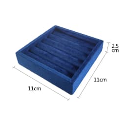 Mini Velvet Tray for Rings, Bracelets, and Earrings - Ideal for Jewelry Display and Storage