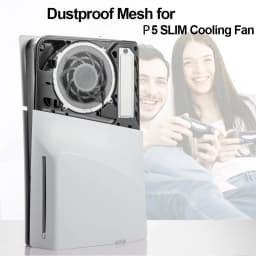 4PCS For PS5 Slim Heatsink Fan Dust Filter Breathable Ventilation Dustproof with Cooling Vents for PS5 Slim Game Accessories