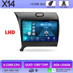 Carplay Android 16 For KIA Cerato 3 Forte K3 2013 2014 2015-2017 LHD RHD Car Radio Player Android Auto Multimedia GPS Navigation