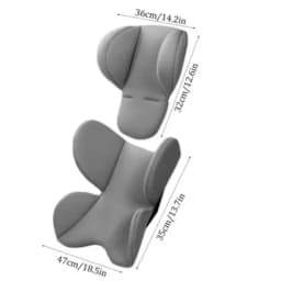Infant Car Seat Inner Head Neck Body Support Cushion; Stroller Energy Bed Mattress; Mesh Breathable Liner; Neck Safety Liner