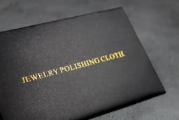 100PCS 10X6.5CM Individual Black Package Silver Polish Cloth Anti Tarnish Jewelry Tools Sterling Silver Polishing Cleaning