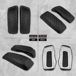 Motorcycle Hard Saddlebag Lid Cover Hard Side Bag Waterproof for Harley Road King Street Glide CVO Electra Glide FLHR 14-2024