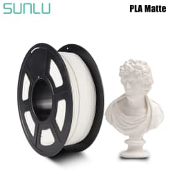 SUNLU PLA Matte Filament 1KG Shine-Free Printed Surface 1.75MM Frosted Texture Eco-Friendly Non-Toxic No Bubble Low Odor