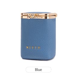 Leopard Print Lipstick Storage Bag Mini Portable Microfiber Leather Women's Makeup Bag Simple Jewelry Earphone Coin Purse with M
