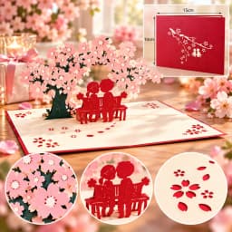 3D Pop UP Lovely Card for Beloved Mom Friend Gift Birthday Anniversary Wedding Invitation Mothers Day Greeting Thank You Cards