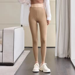 BIVIGAOS 2025 New Imported Cotton Spring Summer Knitted Leggings Women Elastic Slim Tight Comfortable Simple Casual Leggings