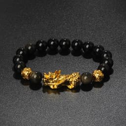 Color Changed Feng Shui Pi Xiu Bracelets Men Nature Stone Lucky Amulet Charm Beaded Bracelets Women Pi Yao Brave Wealth Jewelry