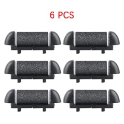 6PCS NEW Foot Care Tool Heads Pedicure Hard Dead Skin Callus Remover Refills Replacement Rollers Electric Foot File