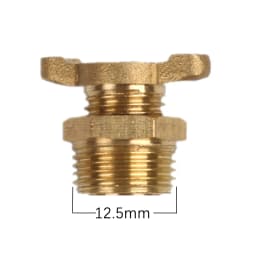 1/4 3/8 1/2 Brass Drain Valve Air Compressor Drain Valve For Air Compressor Tank Replacement Part