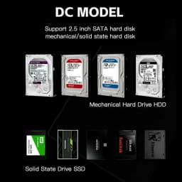 SATA to USB 3.0 Adapter Cable Support 22 Pin 2.5, 3.5 Inch External HDD SSD Hard Disk Computer Connector Fit Hard Drive
