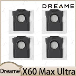 Dreame X60 Max Ultra Accessories Main Side Brush HEPA Filter Mop Cloths Dust Bag Vacuum Cleaner Replacement