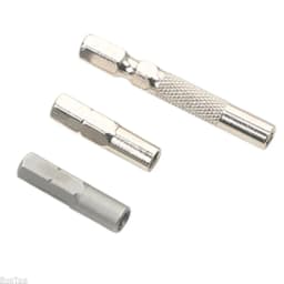 Premium 2PCS 1/4" 6.35mm Hex Shank to 4mm Hex Bit Adapter - High-Precision Converter for Precision Hex Socket Screws