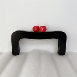 22X10 Cm Black Candy Wooden Bag Purse Frame Wood Clip Bags Handle DIY Handmade Sewing Brackets Handles for Making Handbag