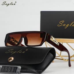 SUGLAU Leopard Rectangle Women's Sunglasses Unisex Vintage Driving High Quality Sun Eyeglass Outdoors Sports Sun Glasses UV400