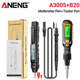 A3005+B20 Digital Multimeter Professional Insulated Voltage Test Pen Non-Contact AC/DC VoltageTester Double Head Screwdriver