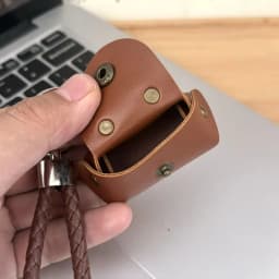 Versatile Mini Handbag Keychain with PU Leather Woven Rope for Coin Purses Fashion Creative Accessory Charm Pendant
