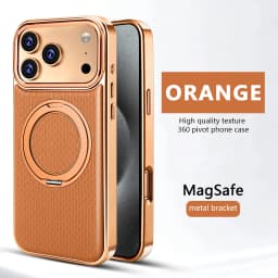 Leather Case for iPhone 15 14 13 18 Pro Max 12 16 Plus Magnetic Wireless Metal Ring Charging Solid Color 17 Air Cover Case