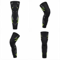 2PCS Separate Anti-Collision Knee Pad – Dual weight-bearing protection for knee cap & calf. Shock absorption + enhanced safety. For basketball, running & gym.